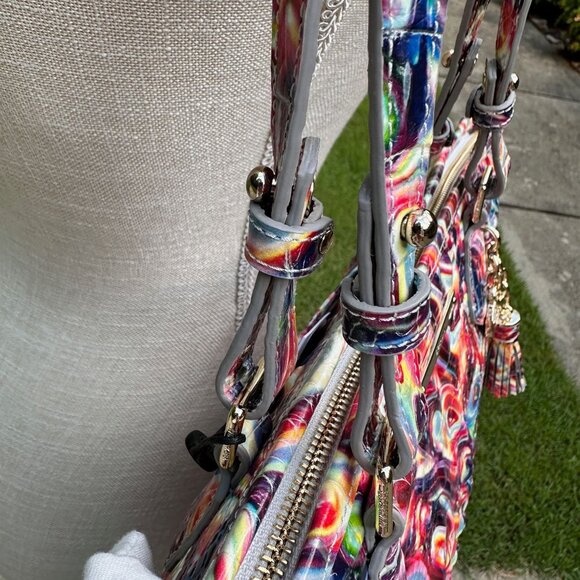 Brahmin Disco Melbourne Medium Asher Croc Embossed Tote NWT - Picture 6 of 16